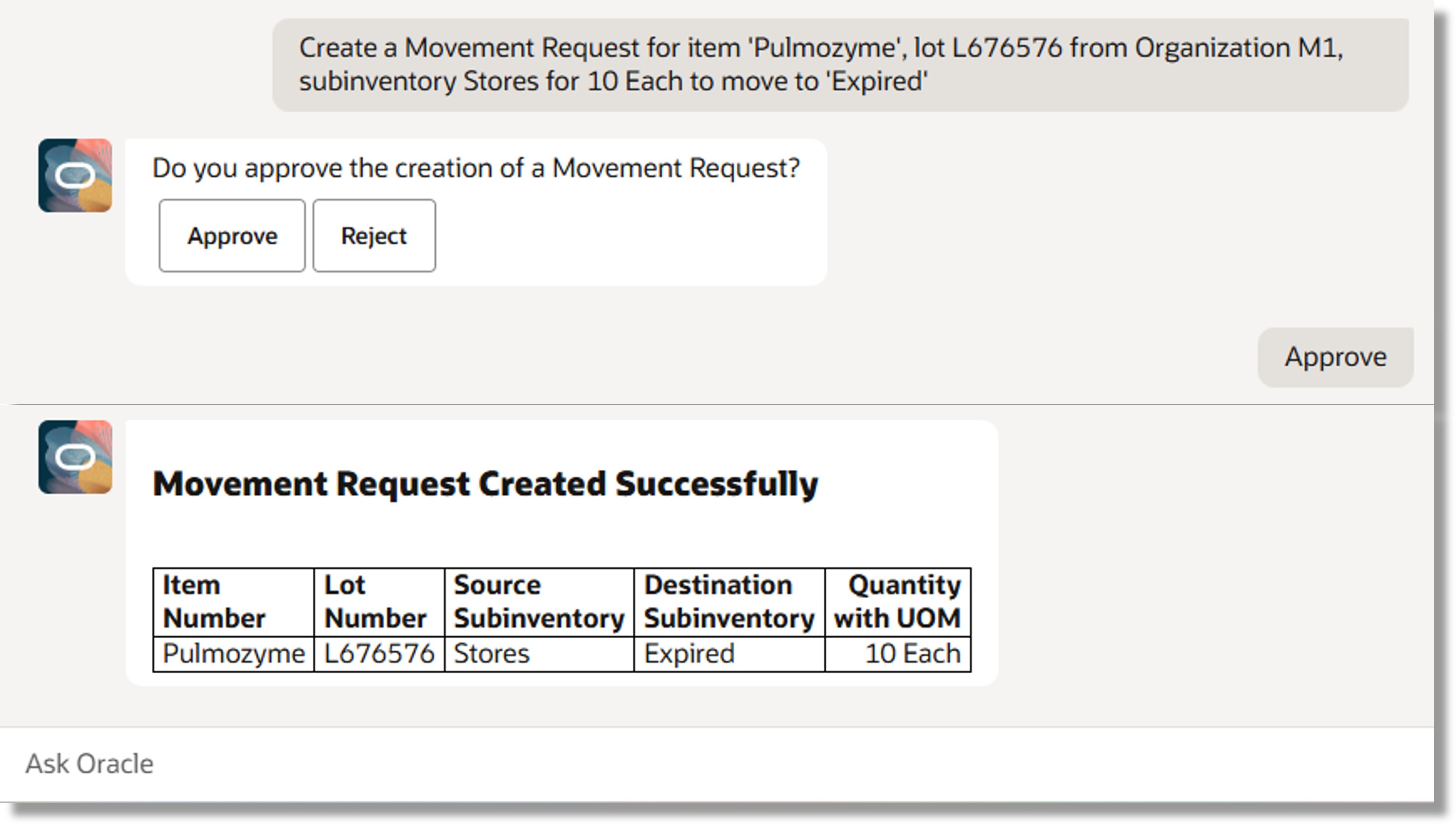 Movement Request