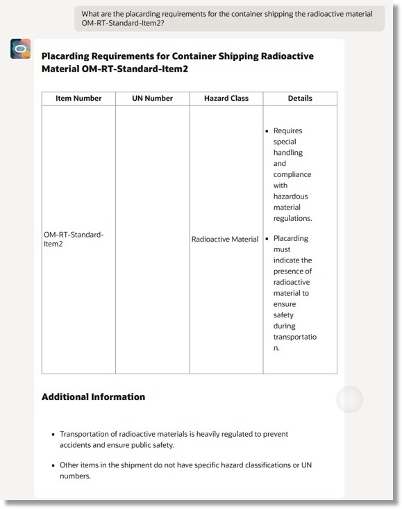Placarding Requirements of a Shipment
