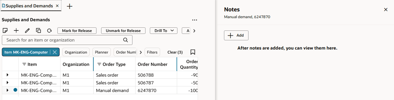 Notes Drawer