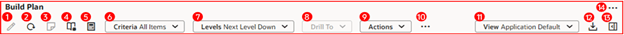 Build Plan Toolbar