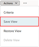 Save View Action