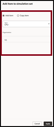 Adding an Item