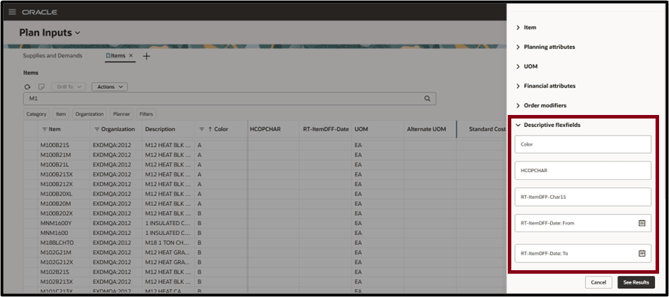 Descriptive Flexfields