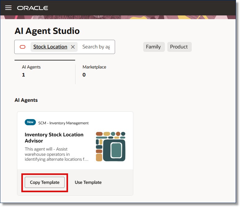 Inventory Stock Location Advisor Template