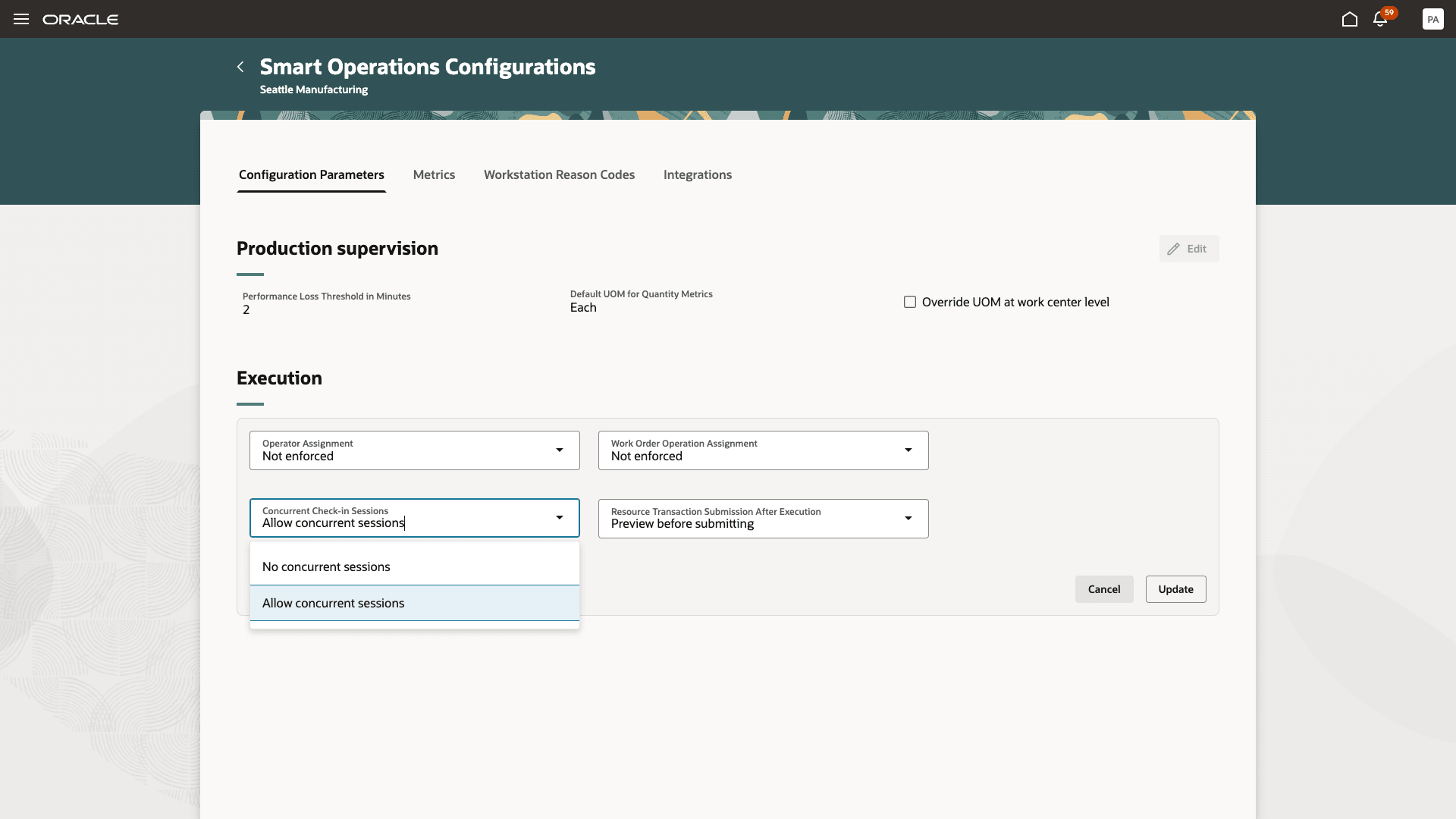 Enable operator to check in to multiple workstations simultaneously
