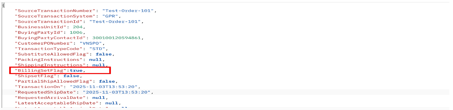 Set BillingSetFlag to default all lines to a billing set