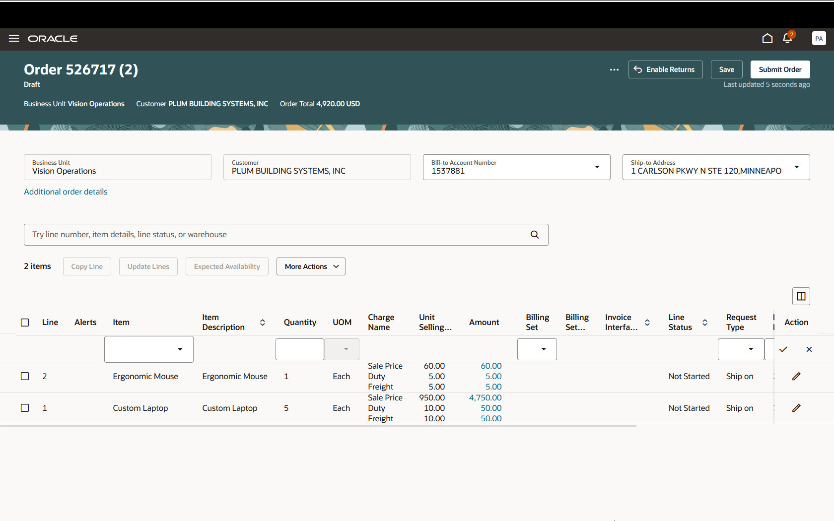 Details about the product