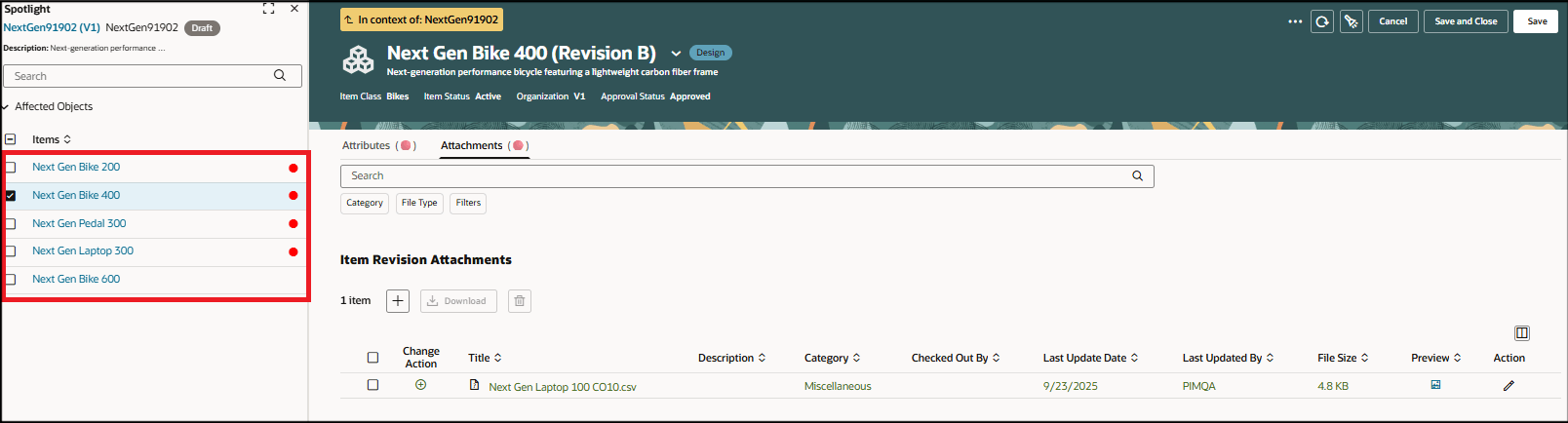 Select Items in Spotlight When the Show All Action is Already Selected