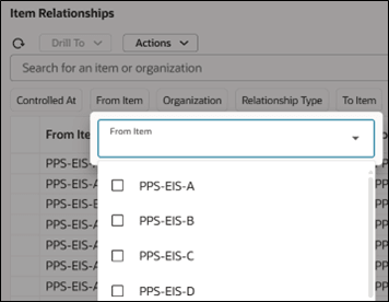 Select From Item from List