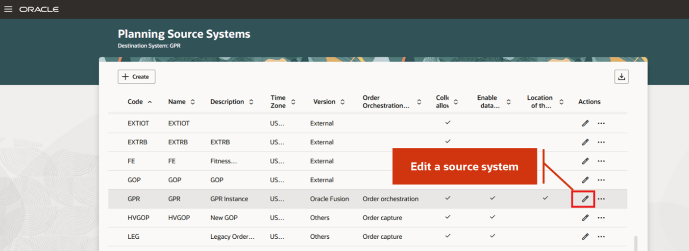 Caption: Edit a Source System.