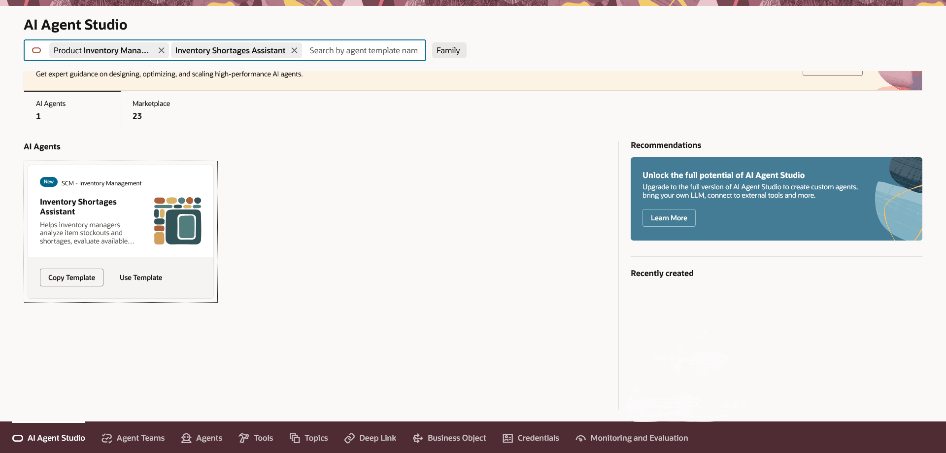 Inventory Shortages Assistant Template