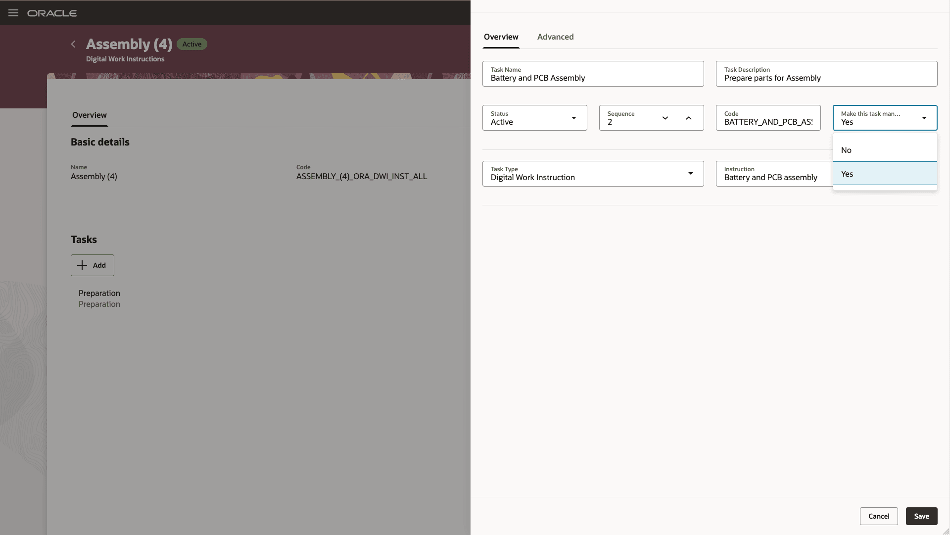 Making Tasks Mandatory