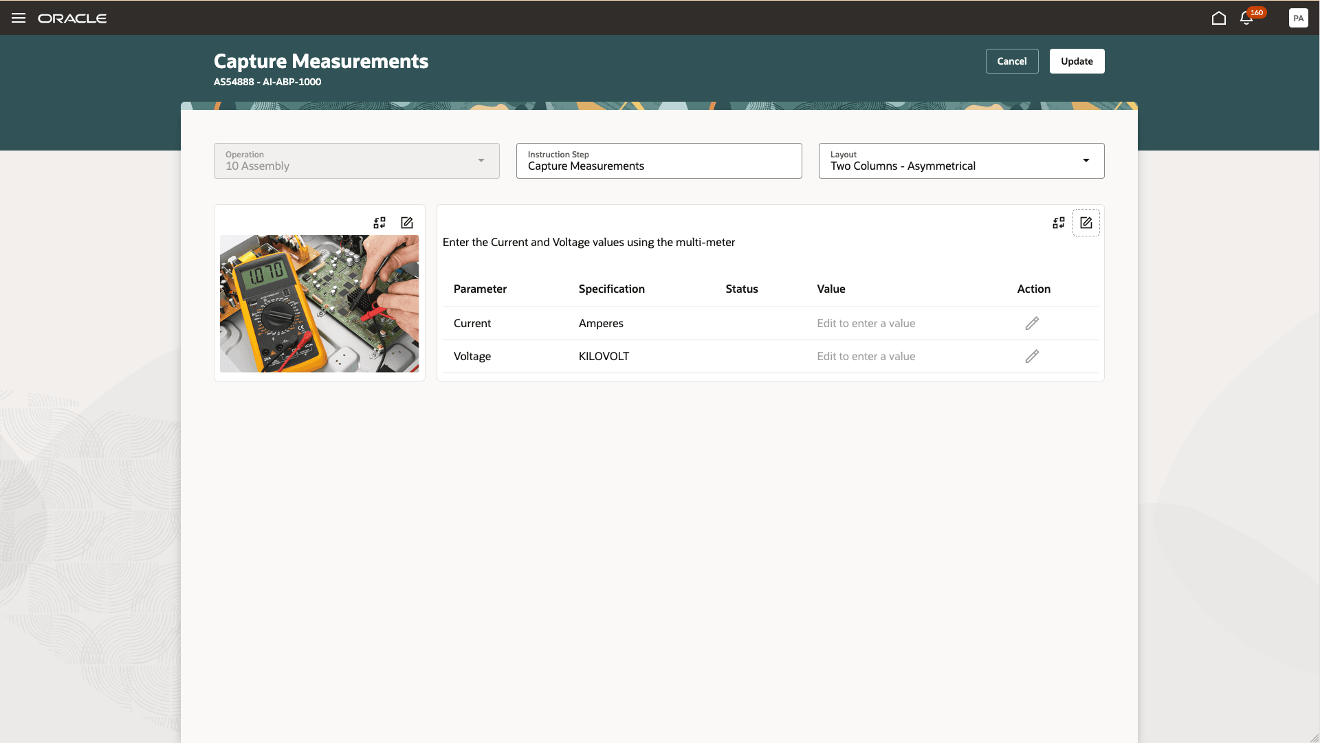 Collect Production Parameter Data Manually Using Digital Work Instructions