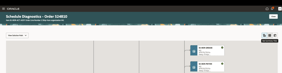 Report View Switching Buttons