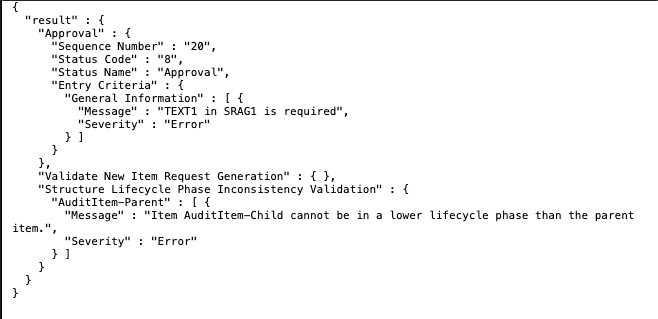 Caption: Audit for Approval Status