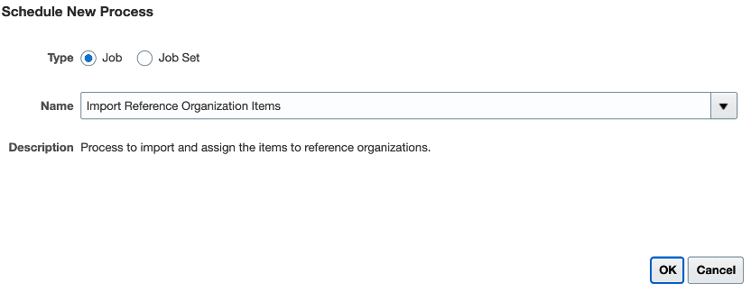 Import Reference Organization Items&nbsp;Scheduled Proces