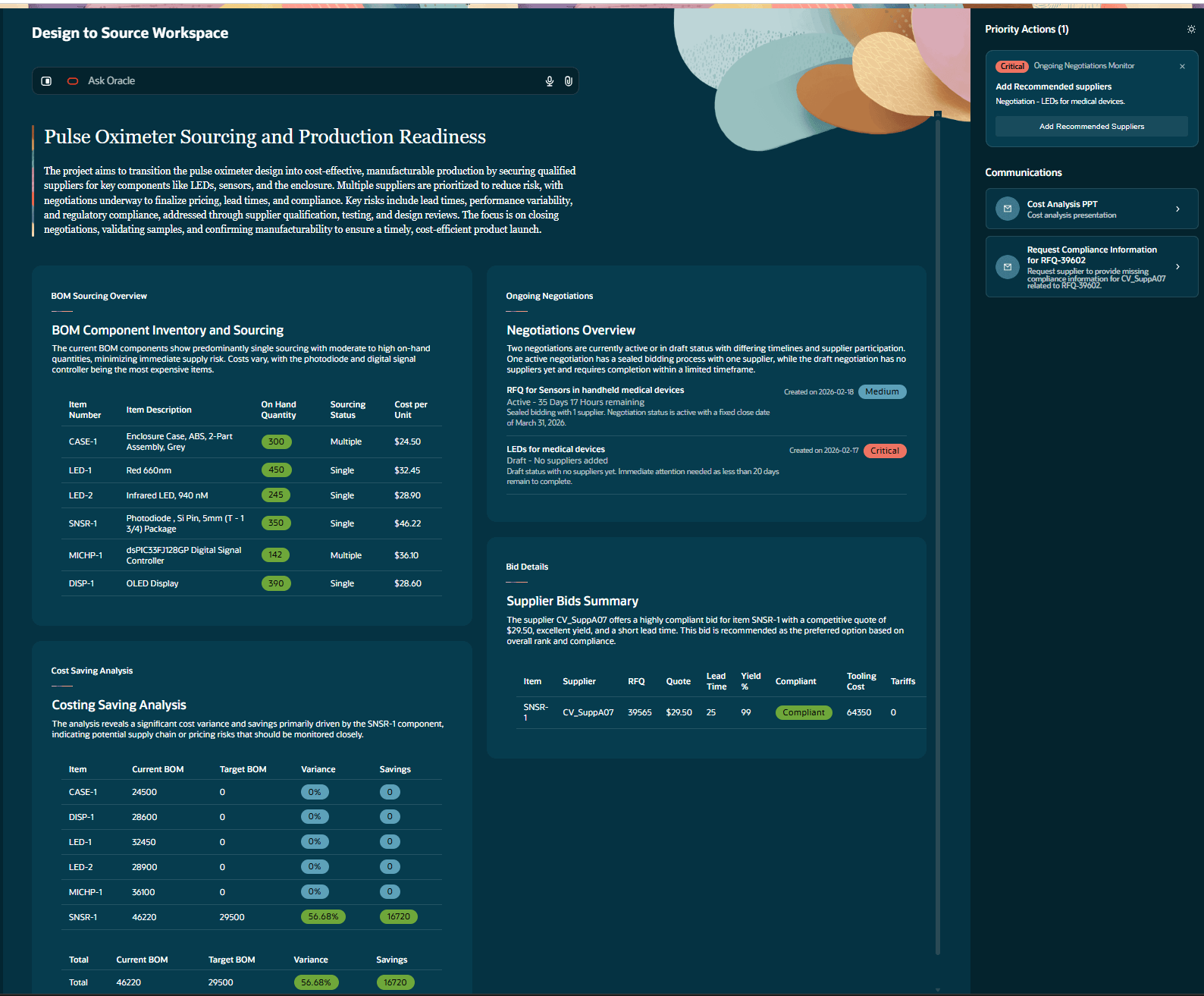Design to Source Workspace