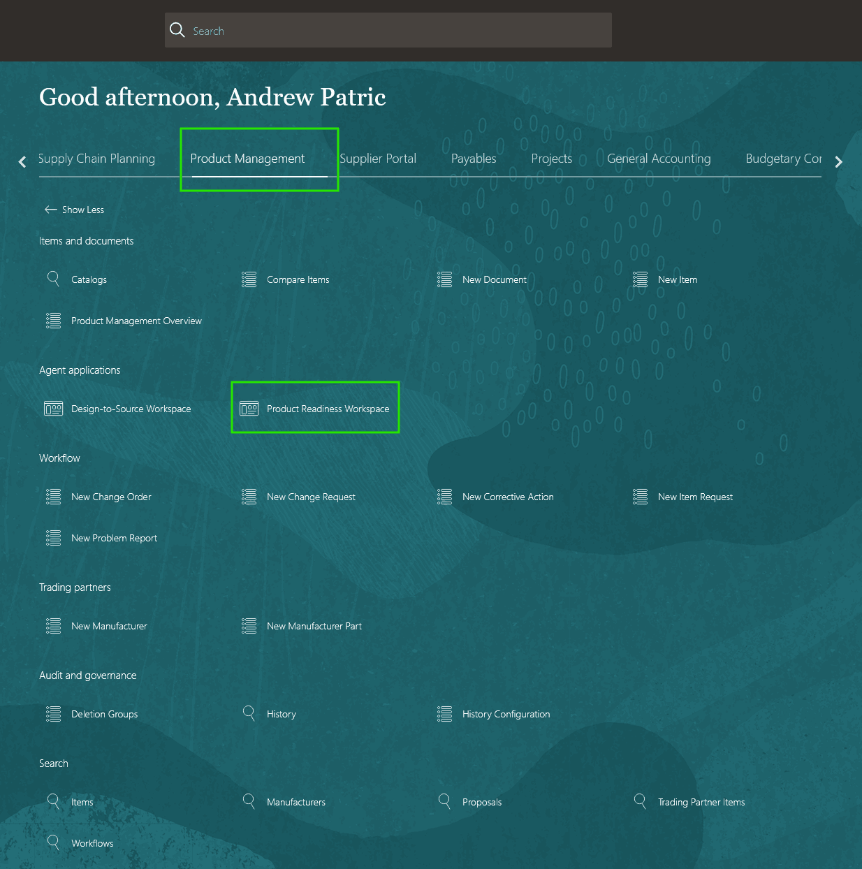 Accessing Product Readiness Workspace AI Agent Application