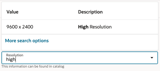 List of Value Search and Filter