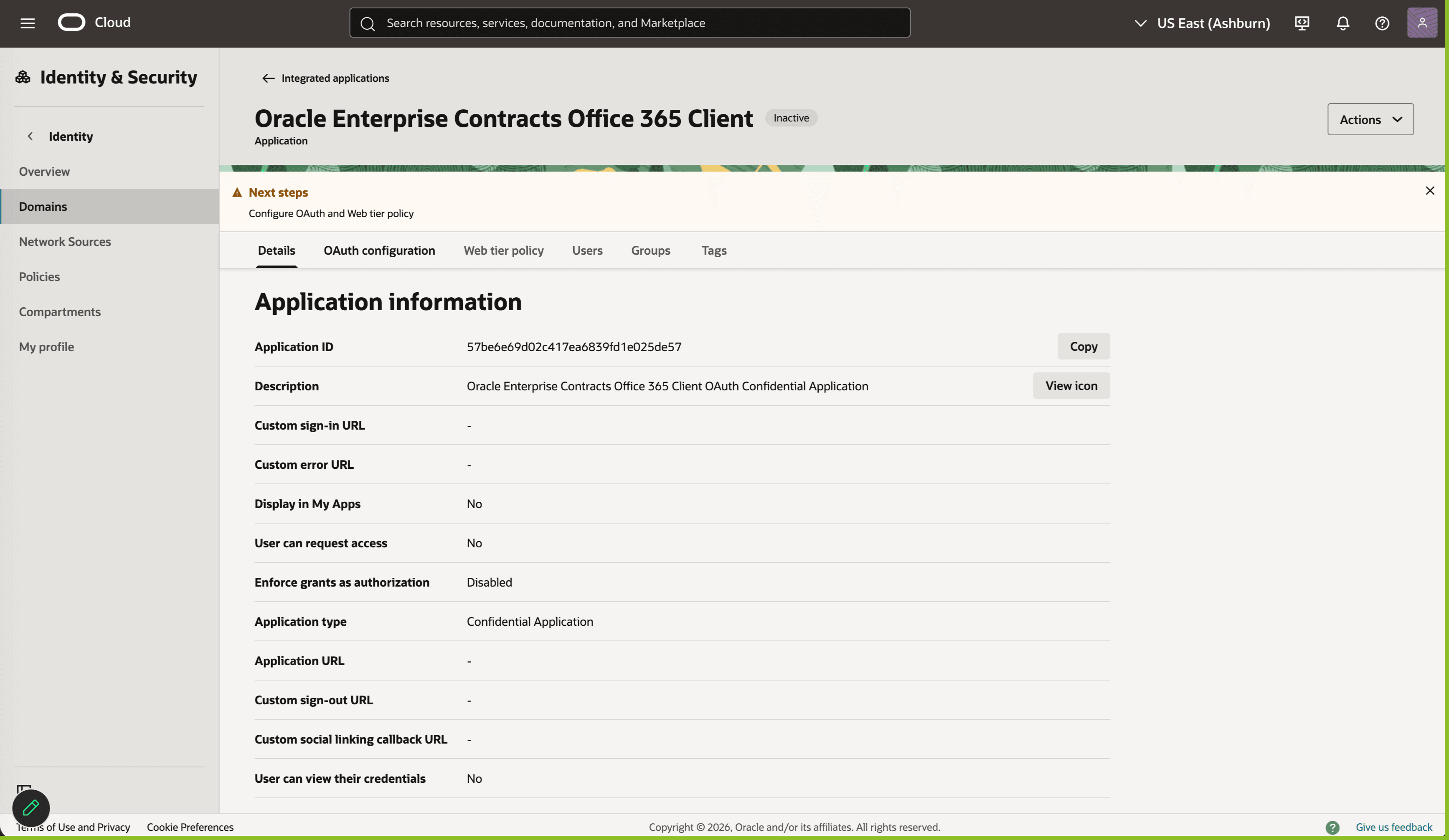 Application Details