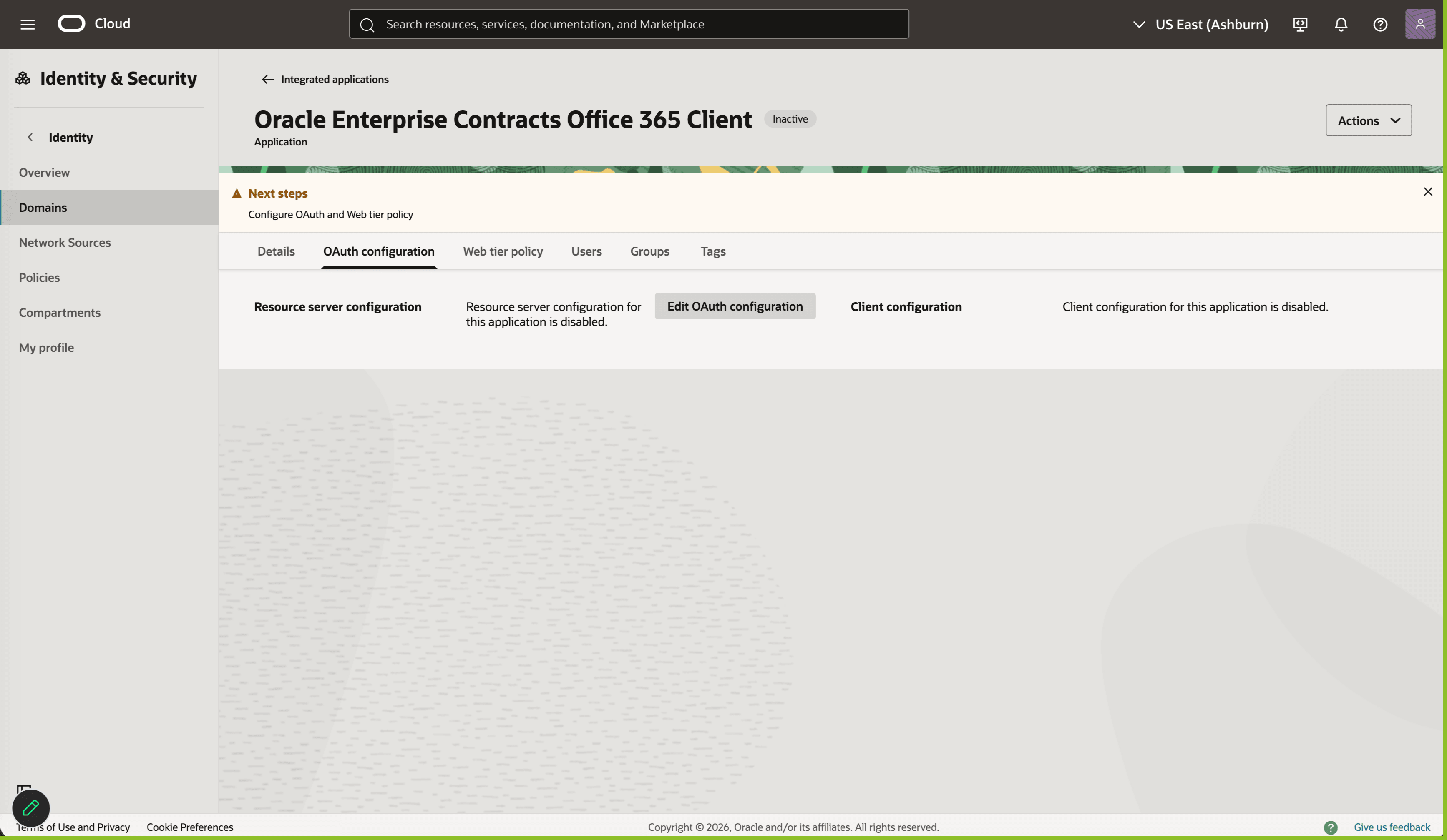 OAuth Configuration