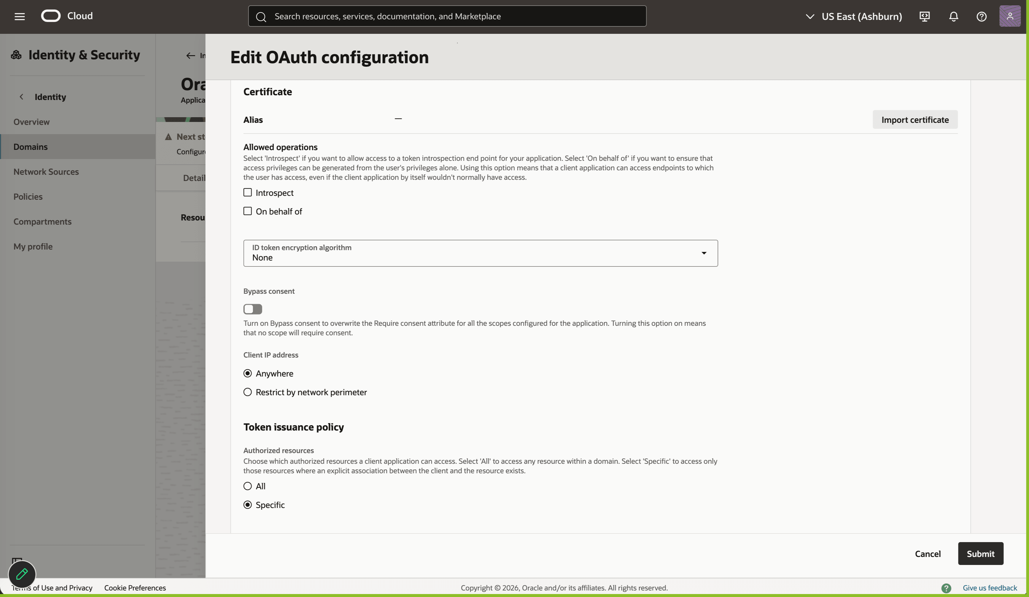 Client IP Address & Token Issuance Policy
