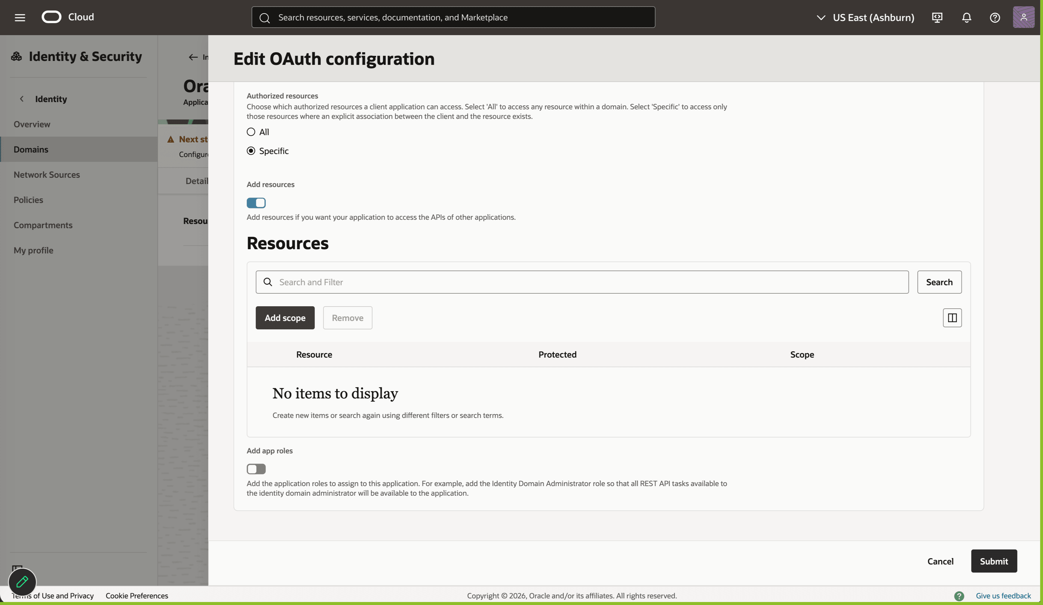 Add Resource and Scope
