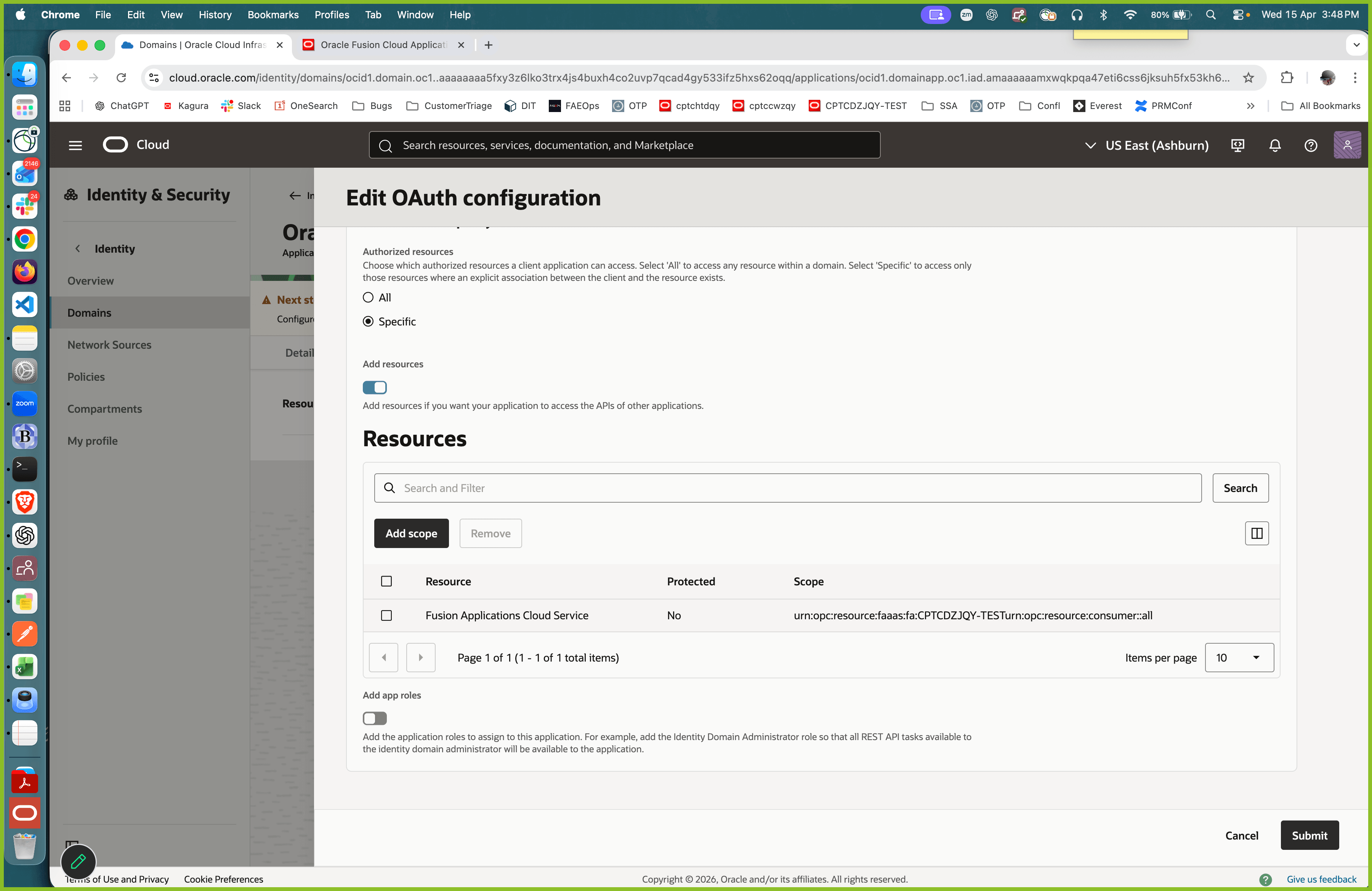 Submit OAuth