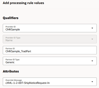 Processing Rule Values