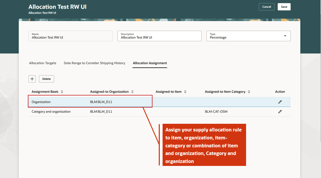 New Date Range to Consider Shipping History Drawer