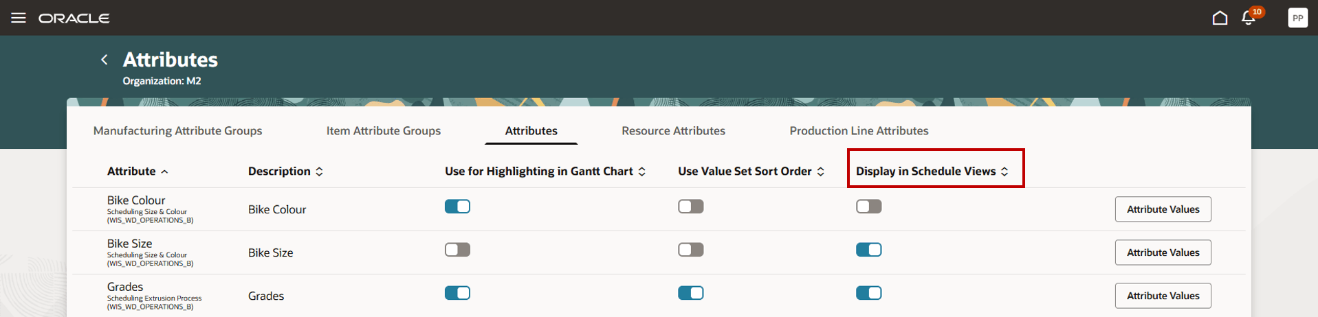 Specifying Attribute Properties