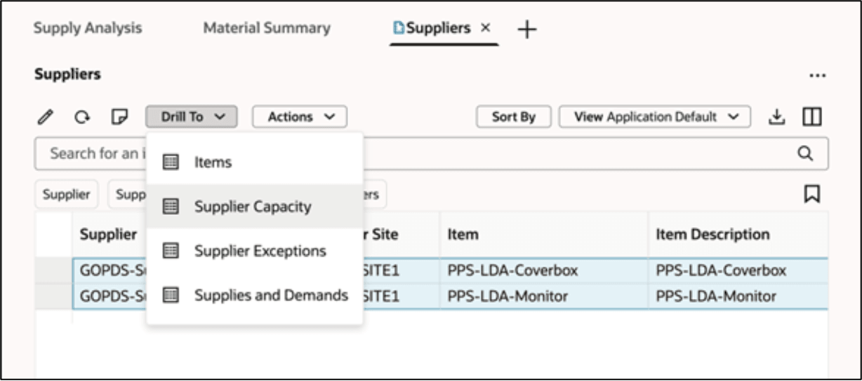 Navigating to Supplier Capacity
