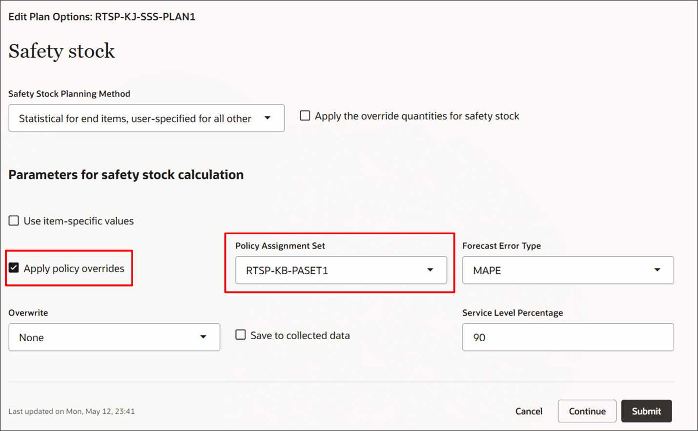 Activate a Policy Assignment Set