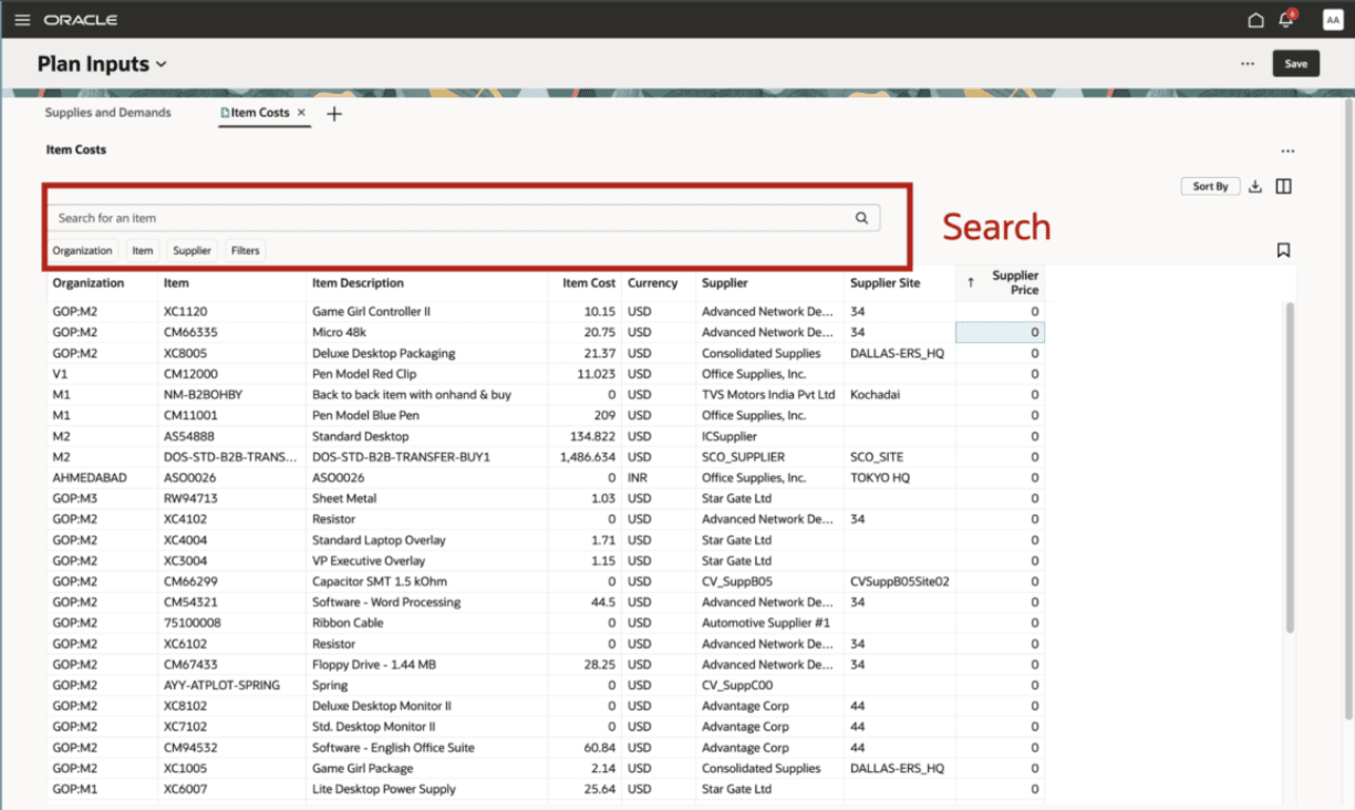 Searching and Filtering