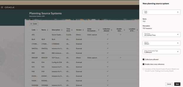 New Planning Source System as Others