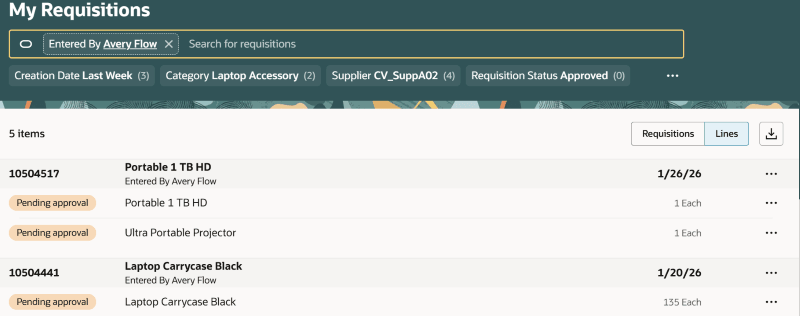 Nonworker as the Preparer of the Requisition