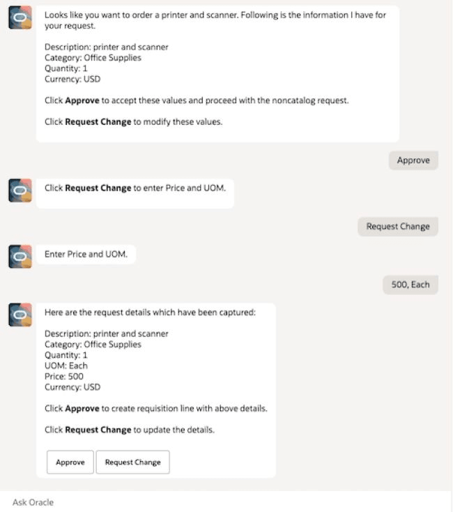 Accepting NCR Default Values