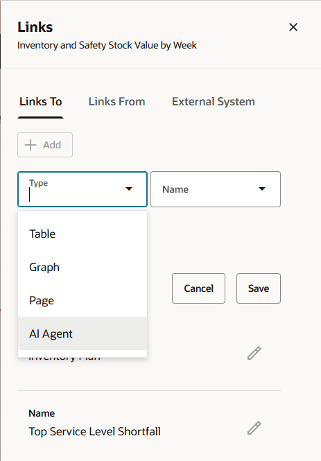 Adding a Link to an AI Agent