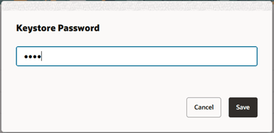Keystore Password
