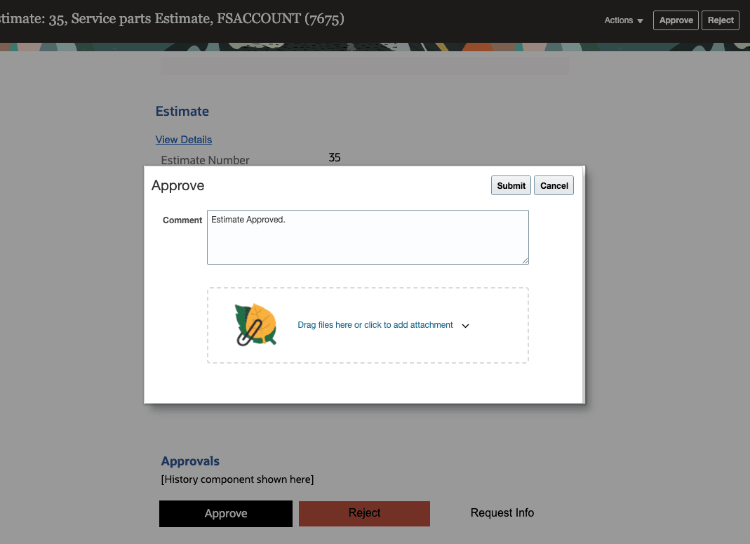 Approval With Comments
