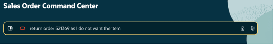 Return Order