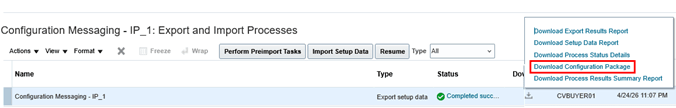 Download Configuration Package