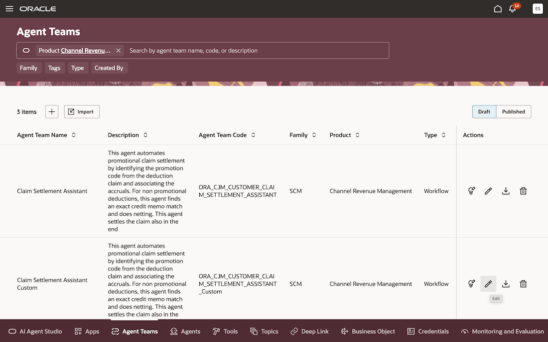 Custom Claim Settlement Assistant Created from Predefined Agent