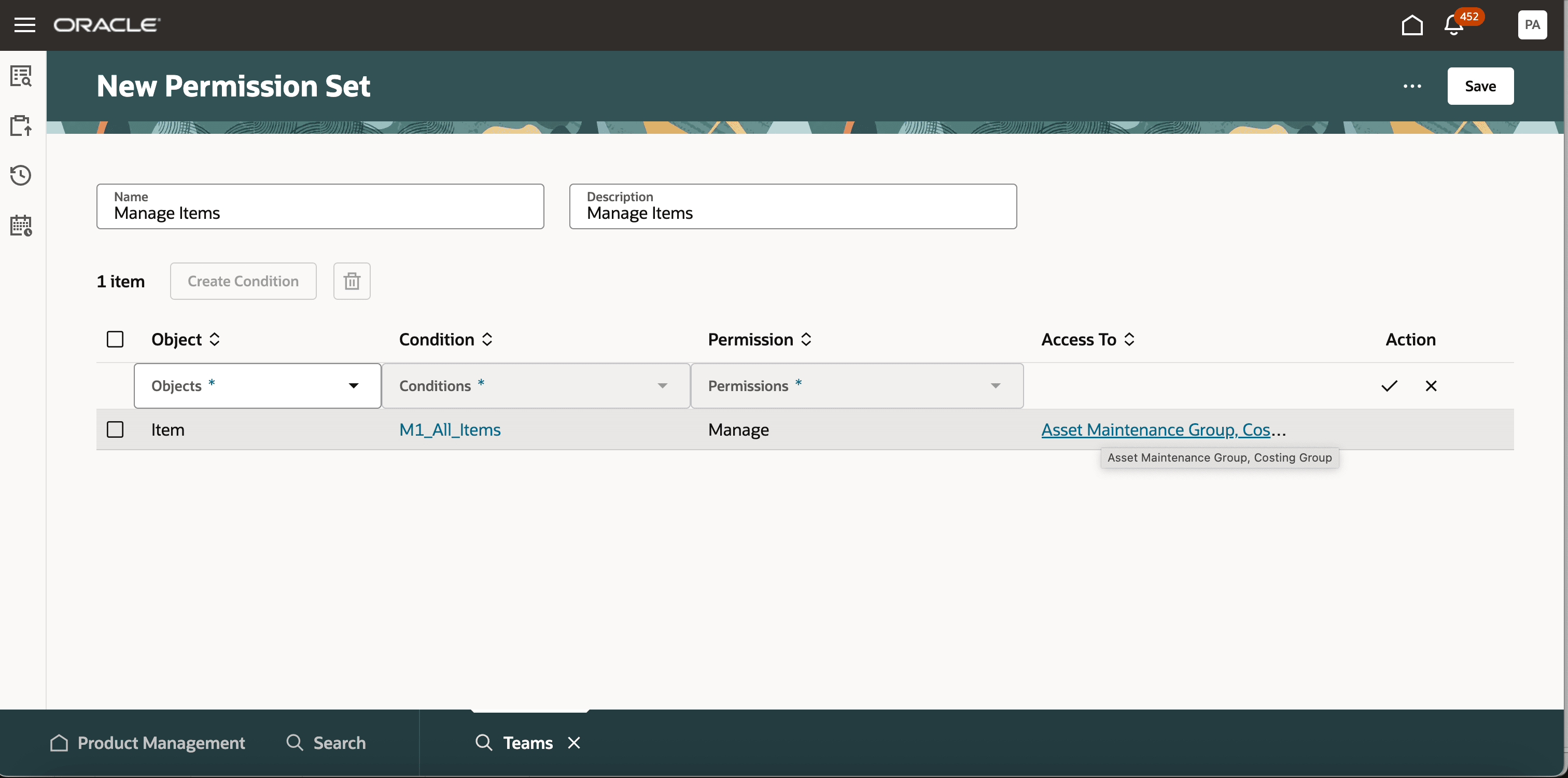 The Permission Set for Manage Without Basic Attributes
