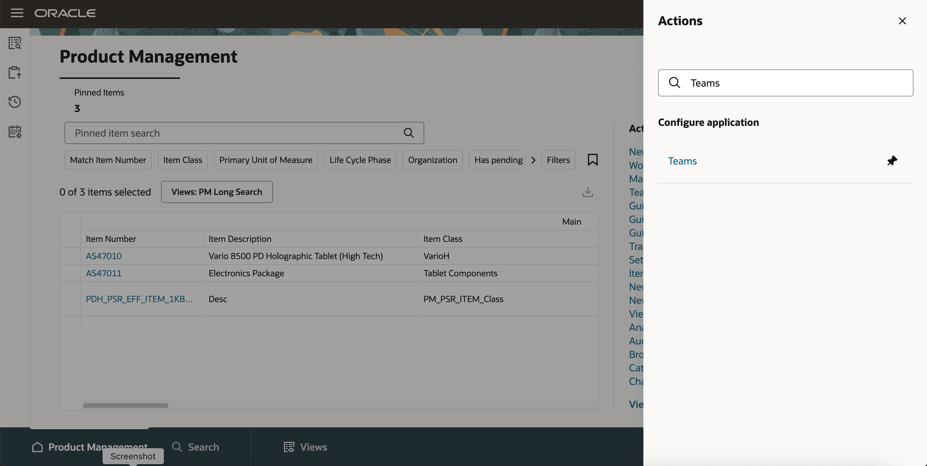 Teams on Product Management Landing Page