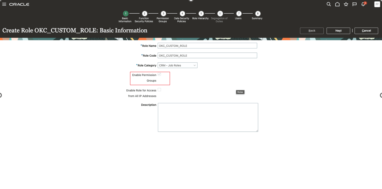 Create Custom Role to Upload Documents