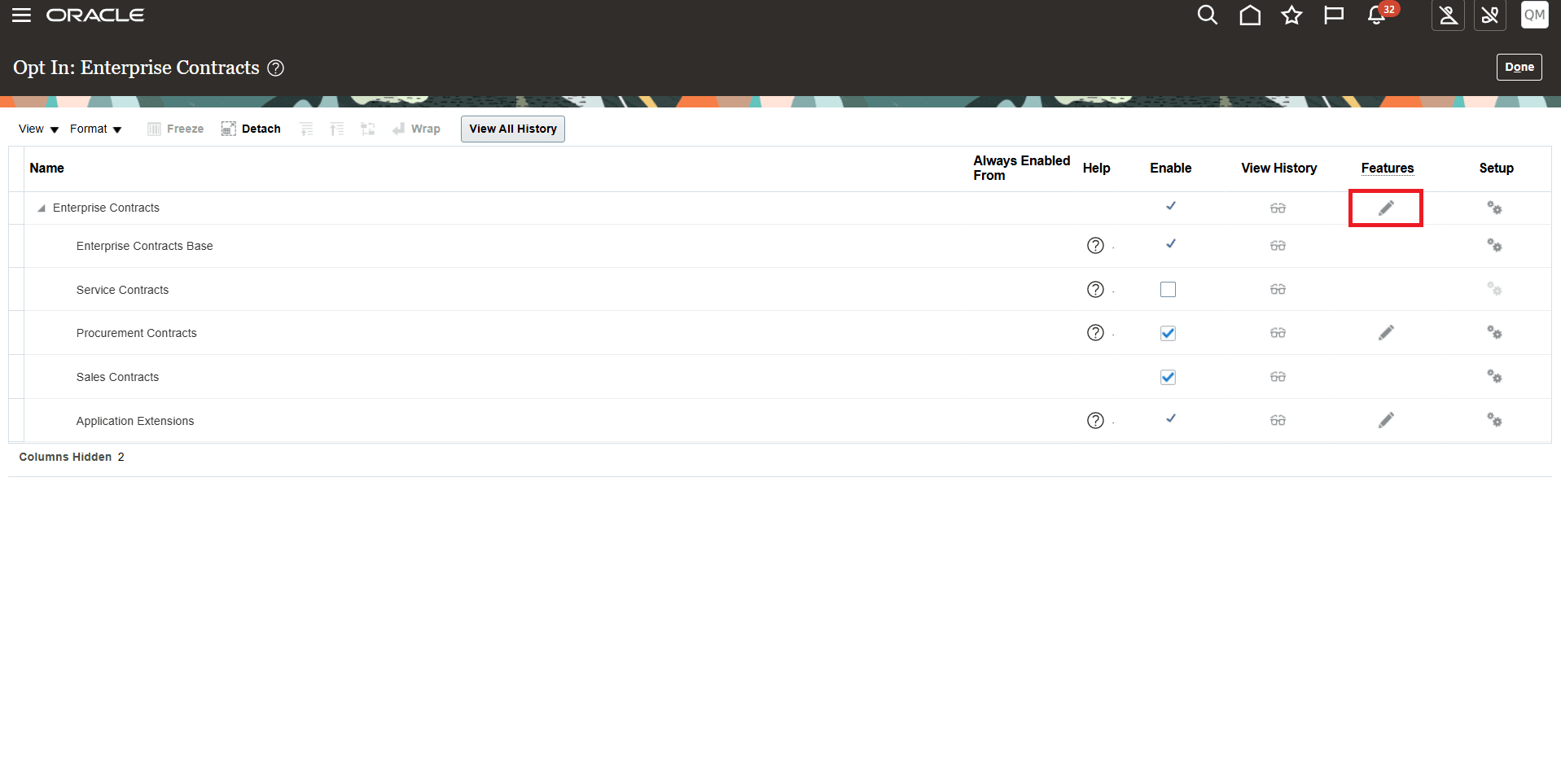 Enterprise Contracts Features