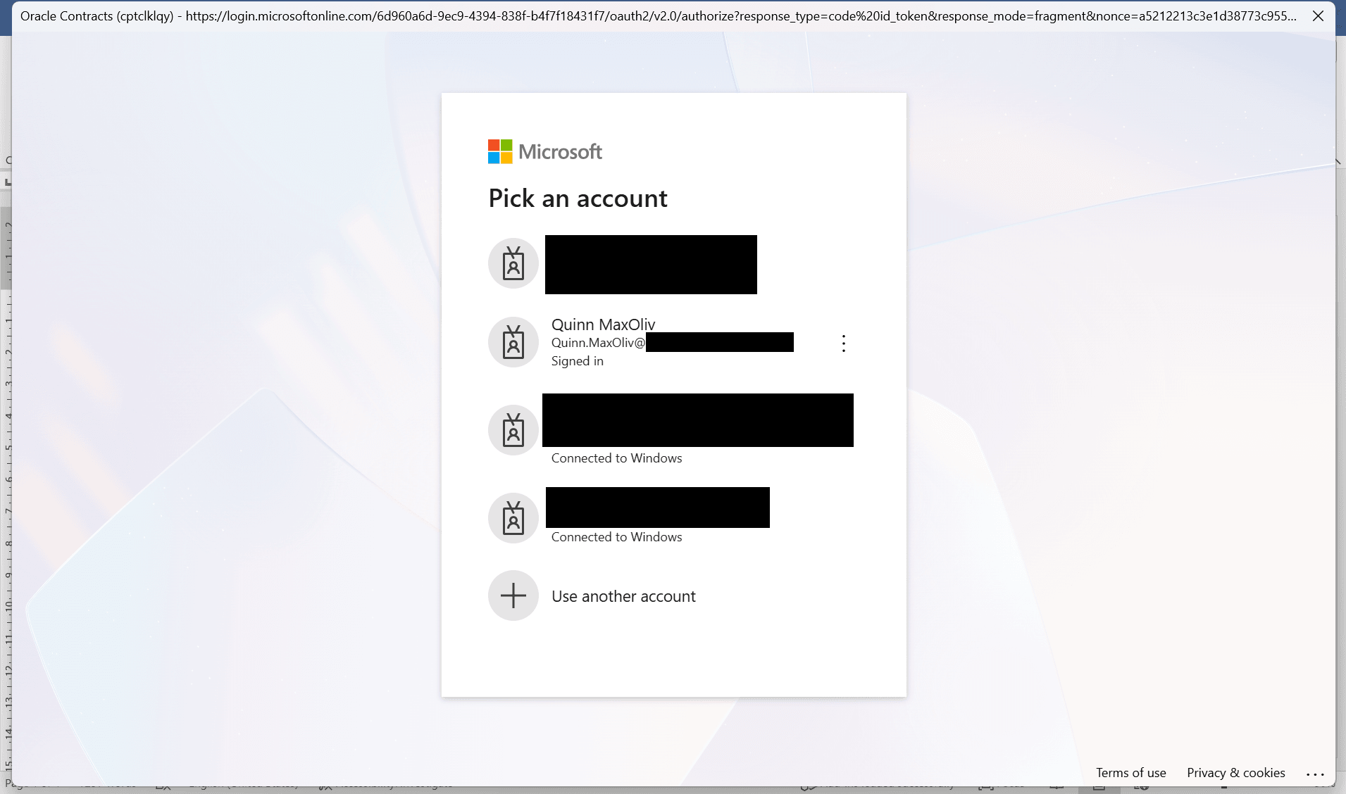 Sign in to Microsoft