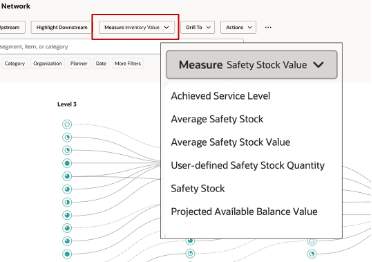 Measure Drop-Down List