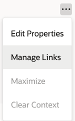Manage Links Option